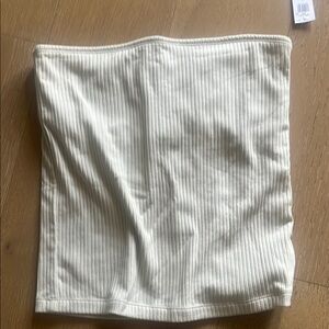 Old Navy Cream Ribbed Pencil Tunic